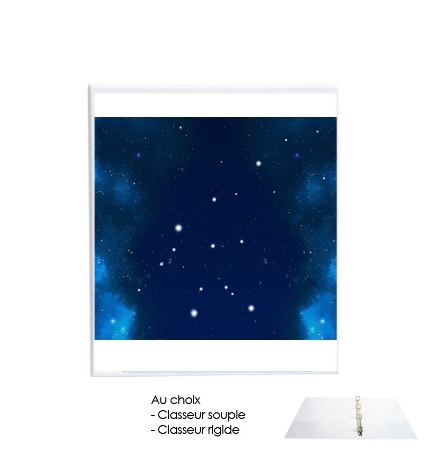 Classeur A4 personnalisable Constellations of the Zodiac: Aquarius