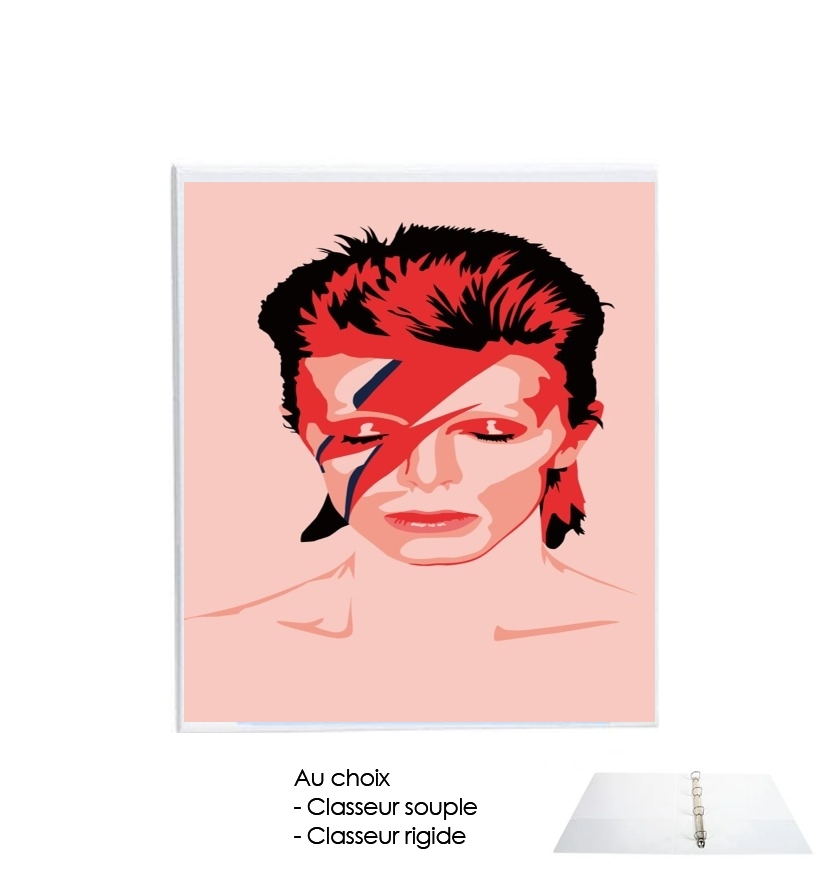 Classeur David Bowie Minimalist Art