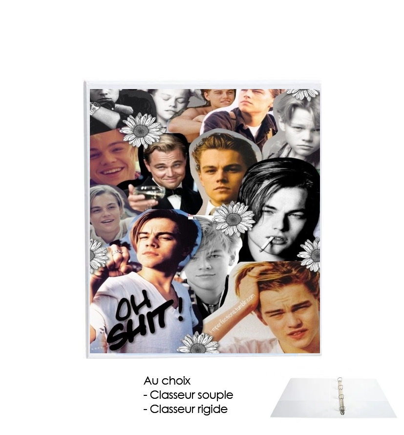Classeur Dicaprio Fan Art Collage
