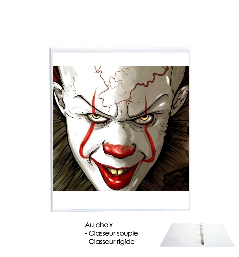 Classeur A4 personnalisable Evil Clown 