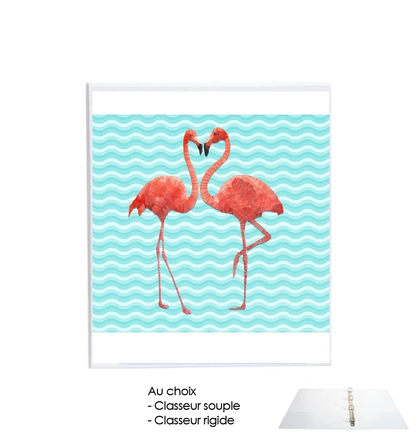 Classeur flamingo love