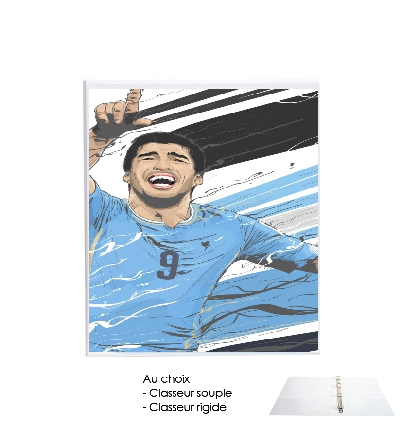 Classeur Football Stars: Luis Suarez - Uruguay