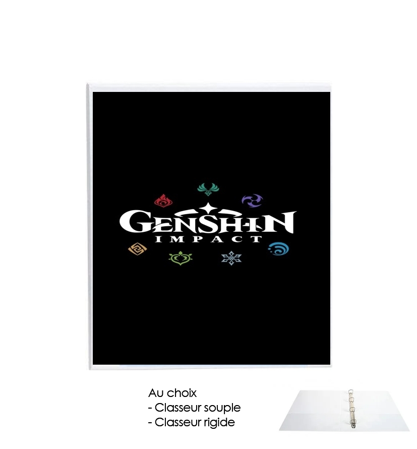 Classeur Genshin impact elements