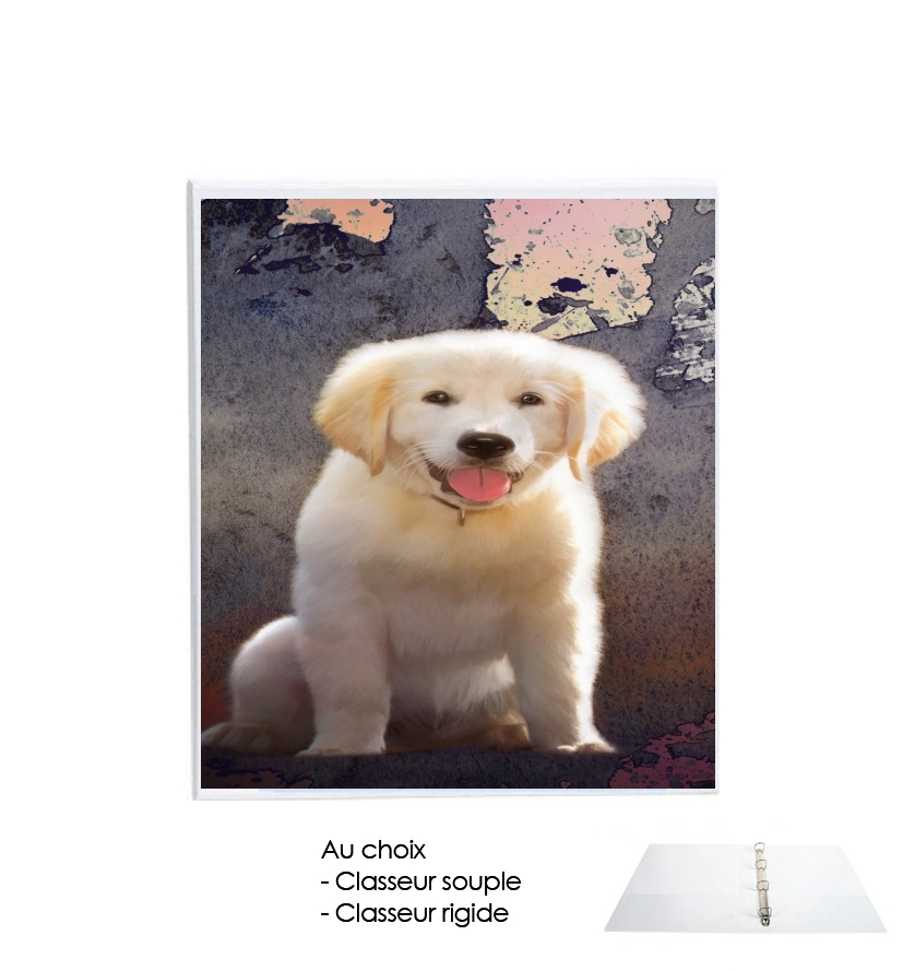 Classeur Golden Retriever Puppy