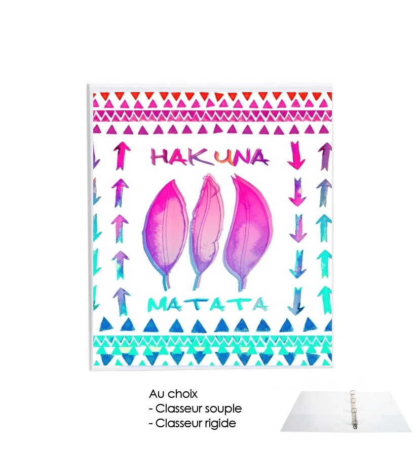 Classeur A4 personnalisable HAKUNA MATATA
