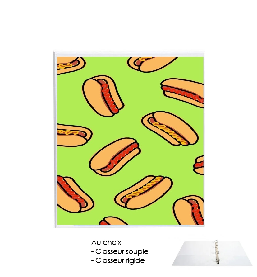 Classeur Hot Dog pattern