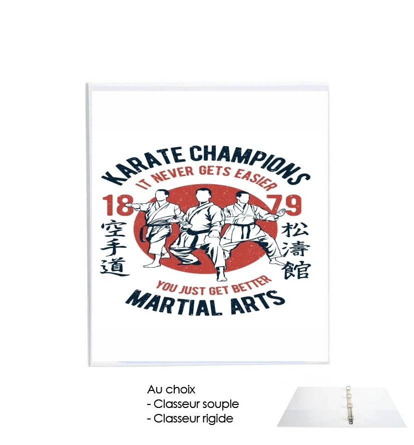 Classeur Karate Champions Martial Arts