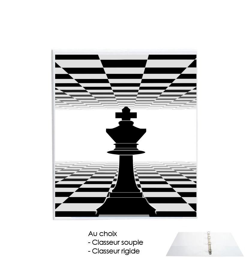 Classeur A4 personnalisable King Chess
