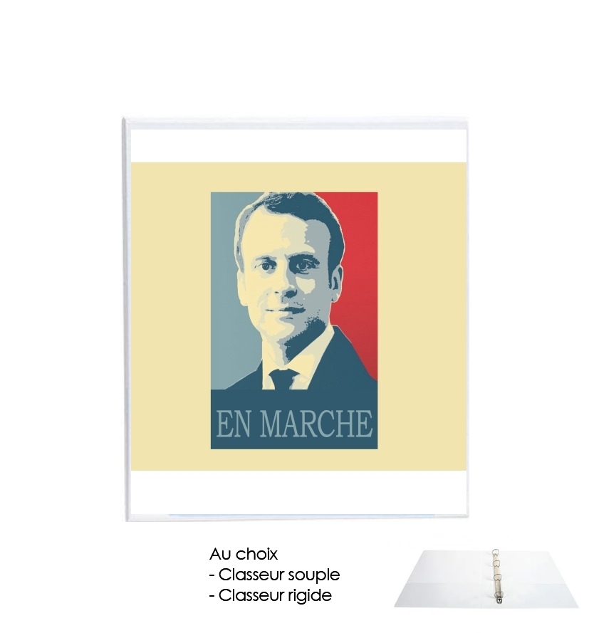 Classeur Macron Propaganda En marche la France