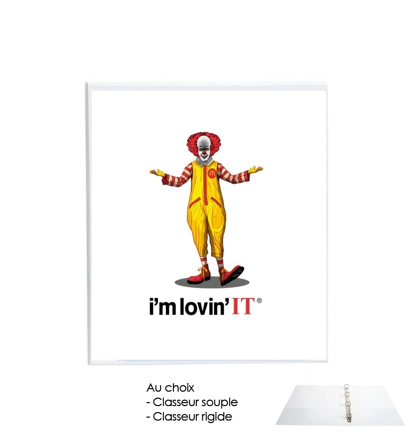 Classeur Mcdonalds Im lovin it - Clown Horror