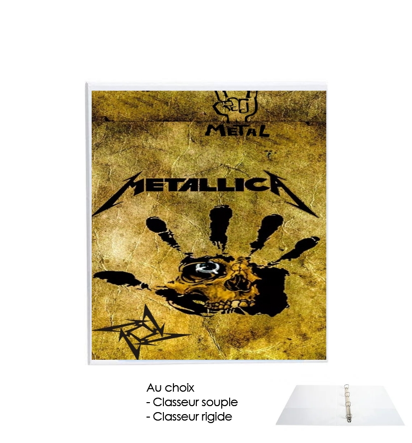 Classeur Metallica Fan Hard Rock