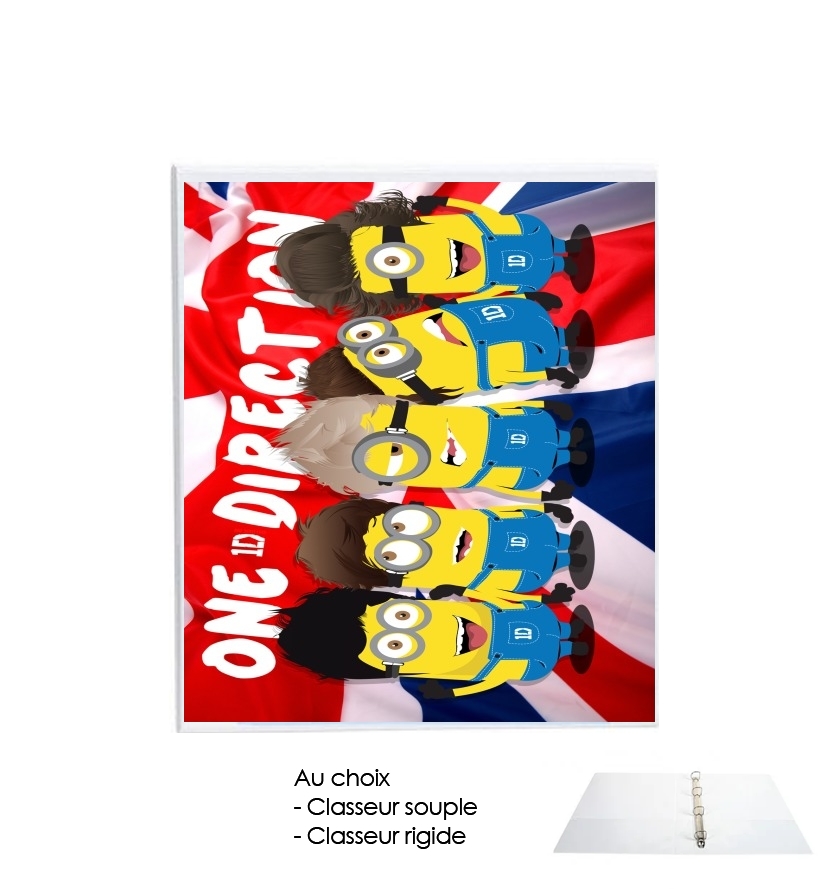 Classeur Minions mashup One Direction 1D