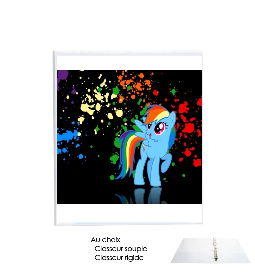 Classeur My little pony Rainbow Dash