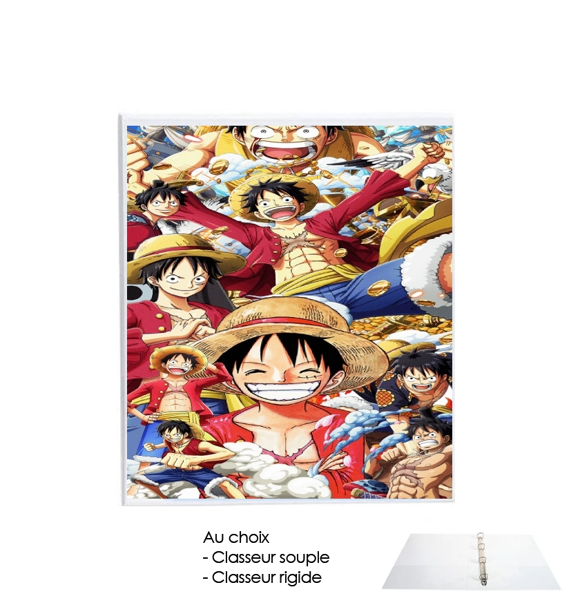 Classeur A4 personnalisable One Piece Luffy