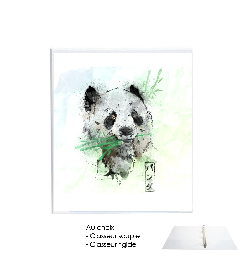Classeur Panda Watercolor
