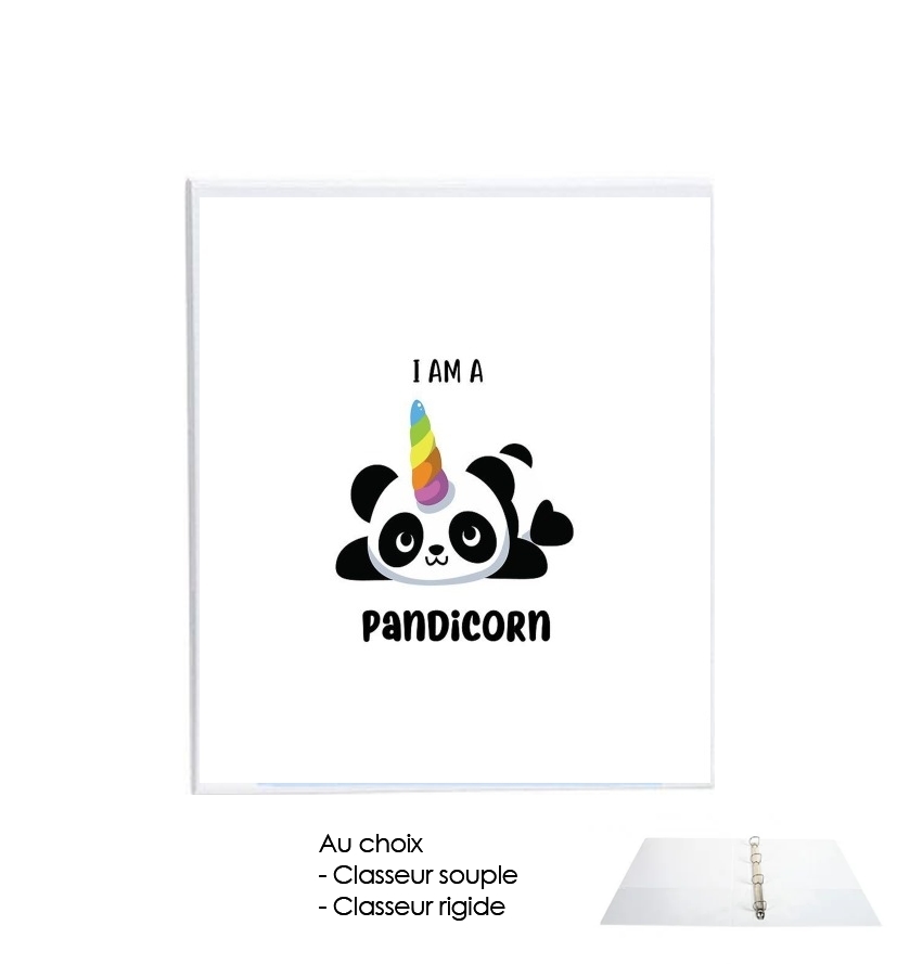 Classeur Panda x Licorne Means Pandicorn