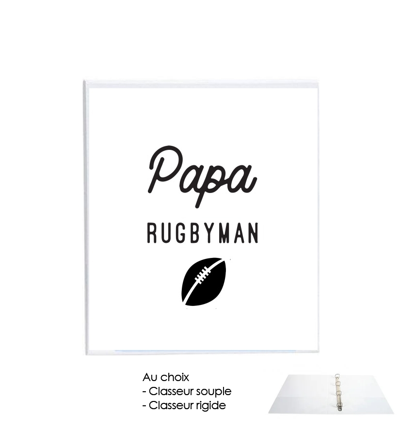 Classeur Papa Rugbyman