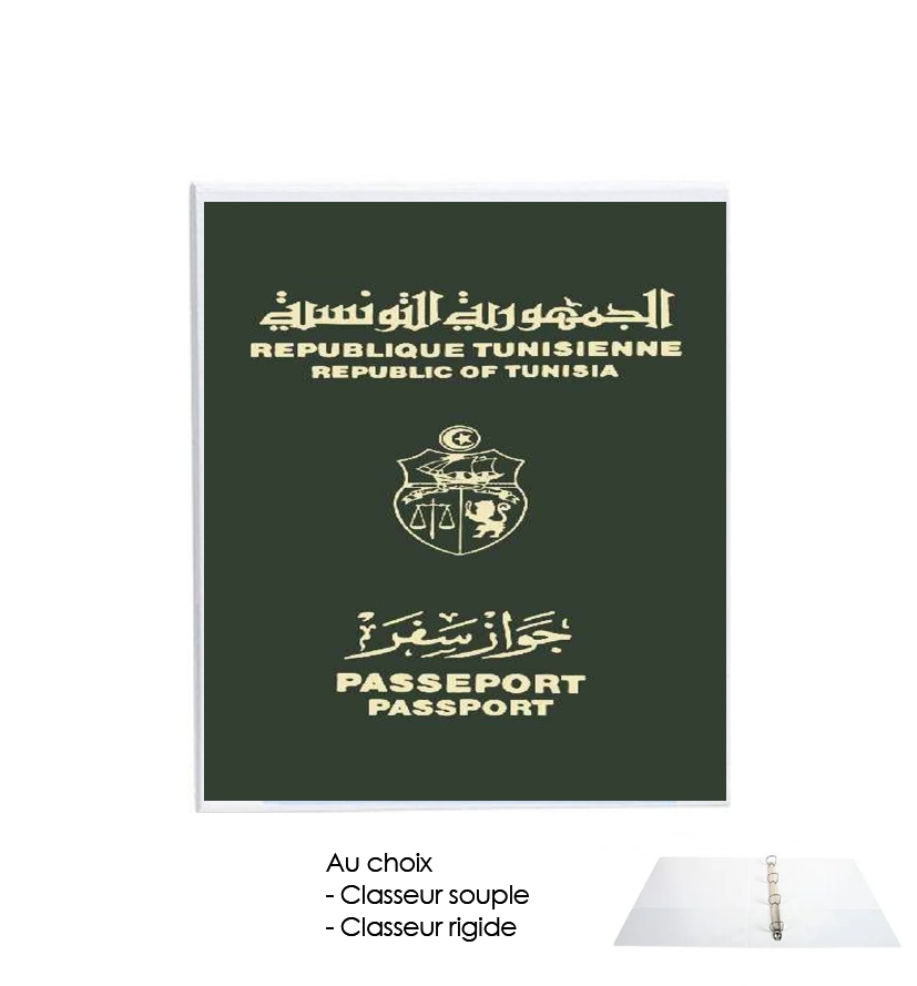 Classeur Passeport tunisien