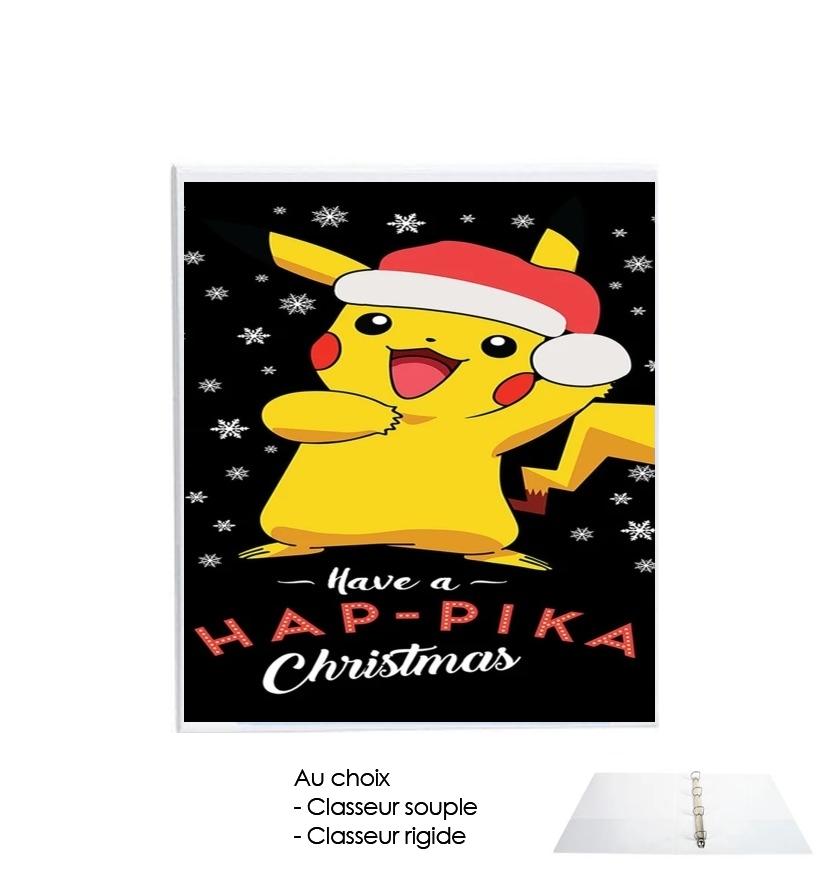 Classeur Pikachu have a Happyka Christmas