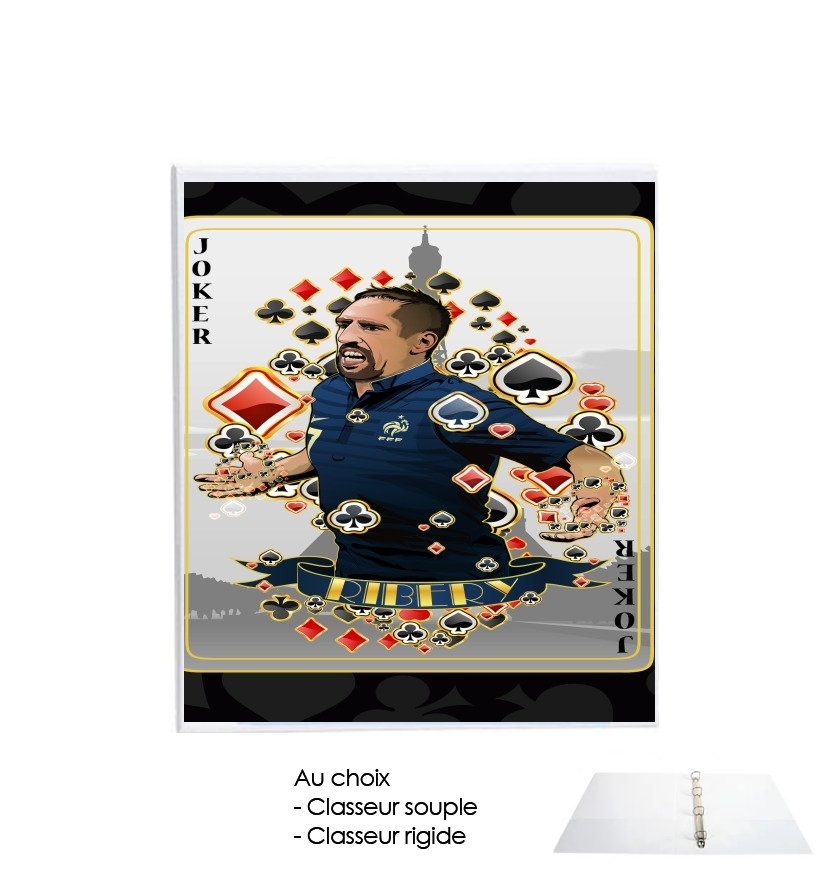 Classeur Poker: Franck Ribery as The Joker