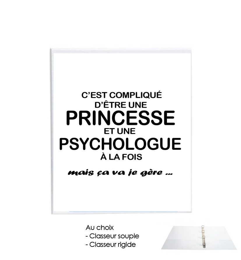 Classeur Psychologue et princesse