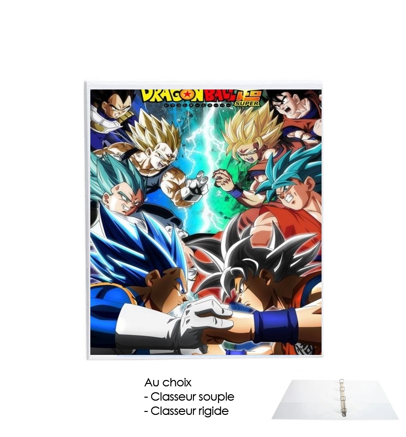 Classeur Rivals for life Goku x Vegeta