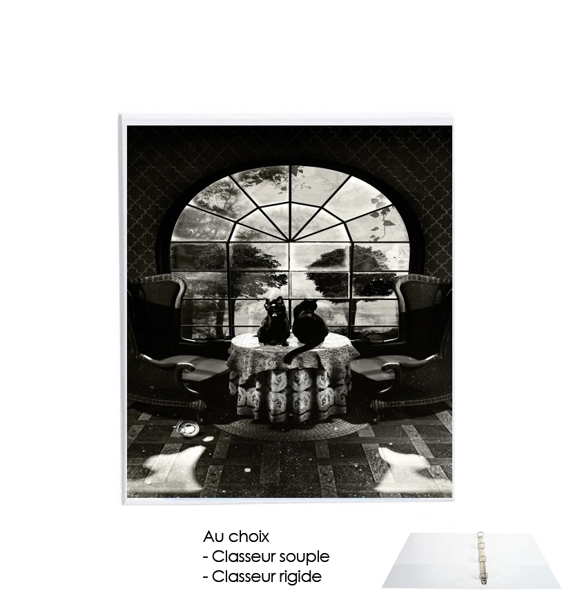Classeur A4 personnalisable Room Skull