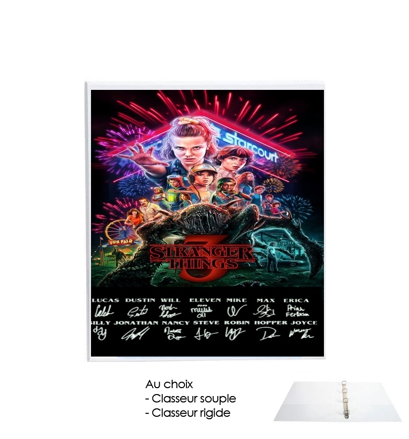 Classeur Stranger Things 3 Dedicace Limited Edition
