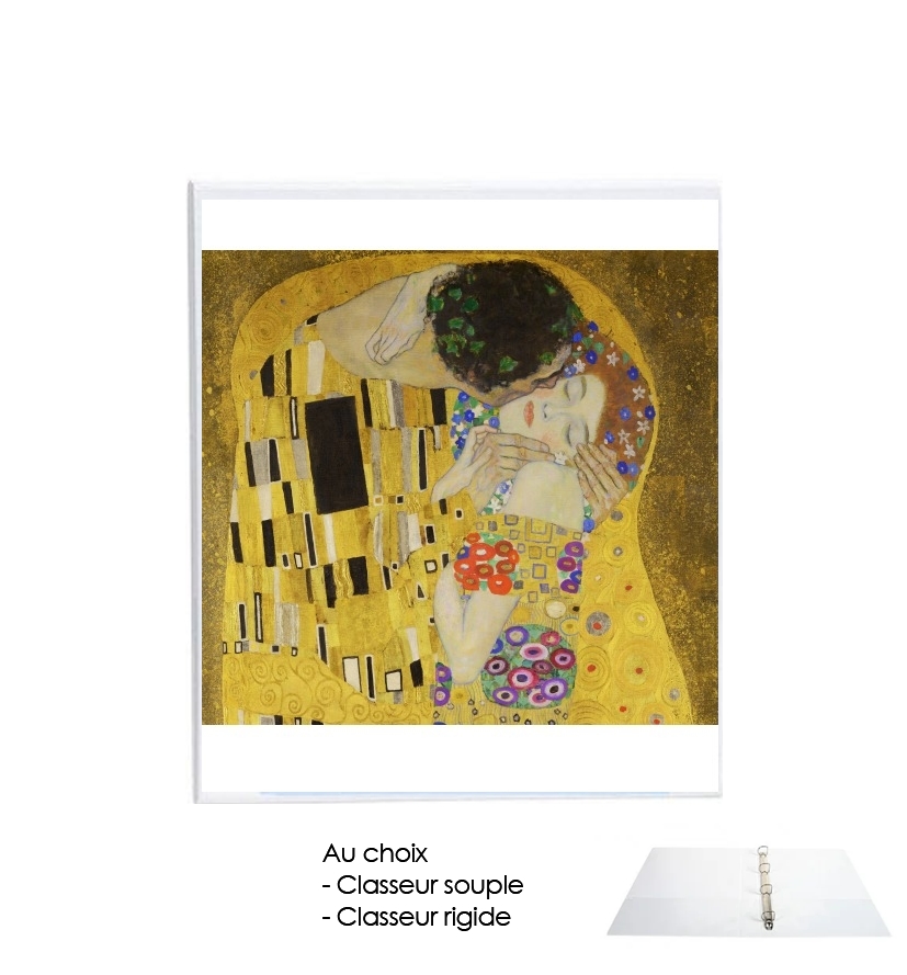 Classeur A4 personnalisable The Kiss Klimt