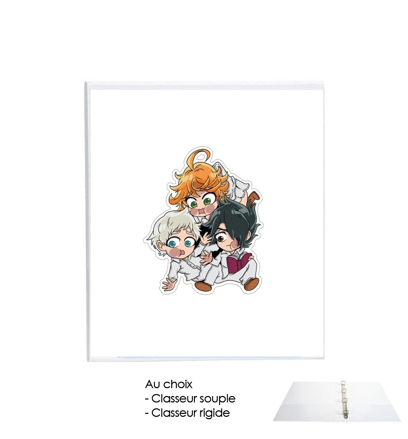 Classeur The Promised Neverland - Emma, Ray, Norman Chibi
