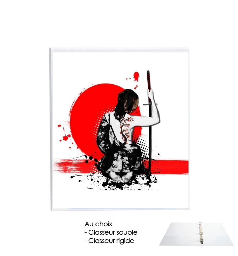 Classeur A4 personnalisable Trash Polka - Female Samurai