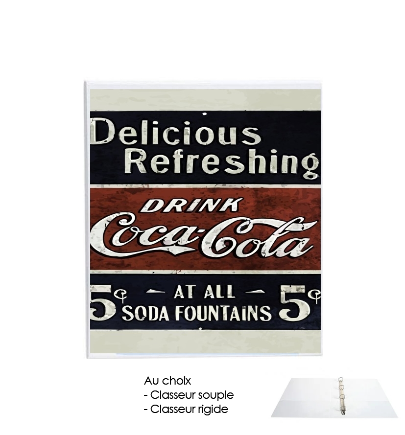 Classeur Vintage coke 
