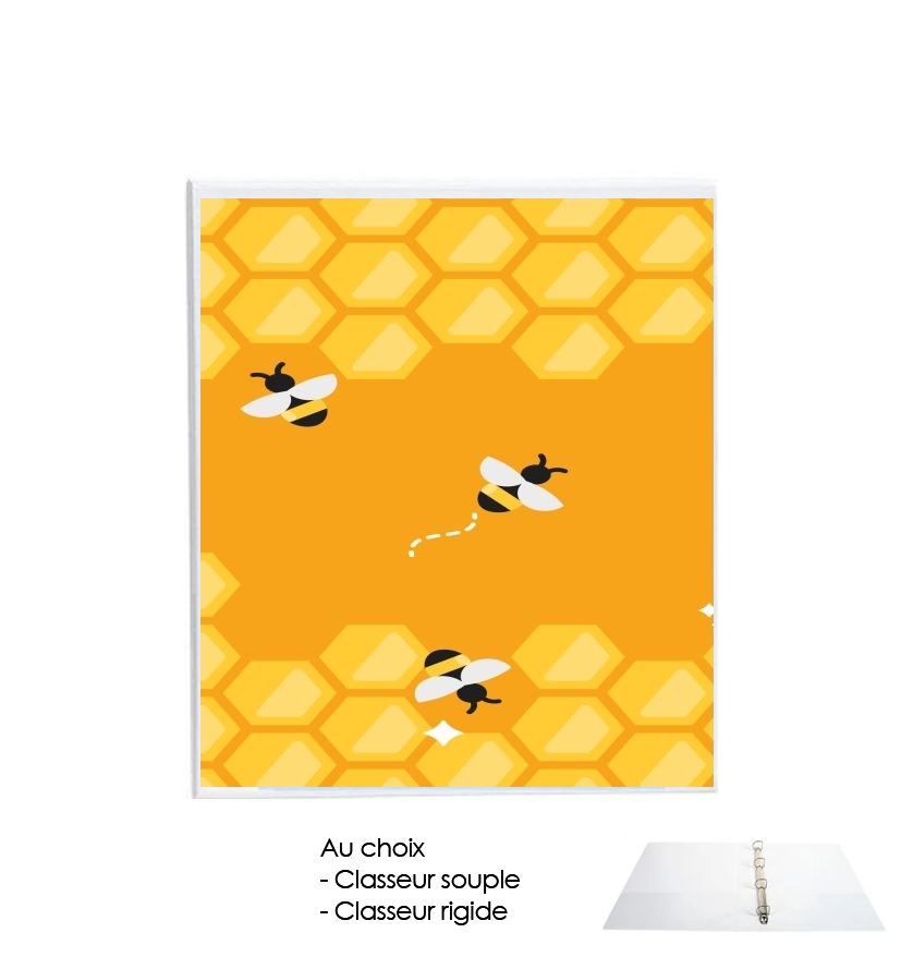 Classeur Yellow hive with bees