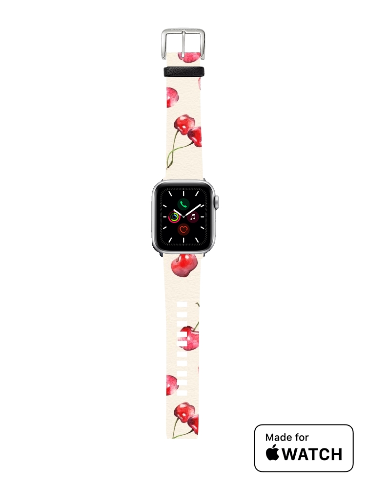 Bracelet Apple Watch Cherry Pattern