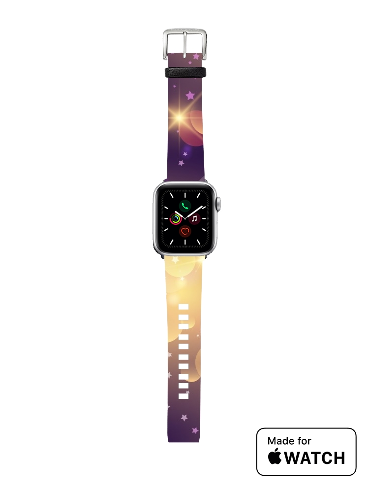Bracelet Apple Watch Purple Sparkles