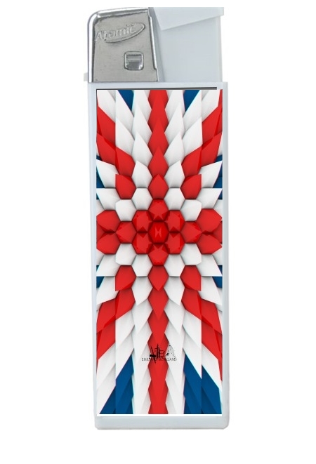 Briquet 3D Poly Union Jack London flag