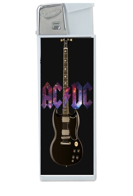 Briquet AcDc Guitare Gibson Angus