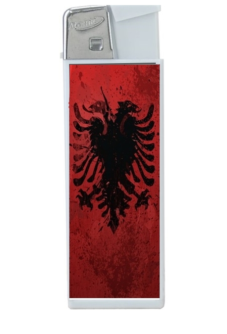 Briquet Albanie Painting Flag