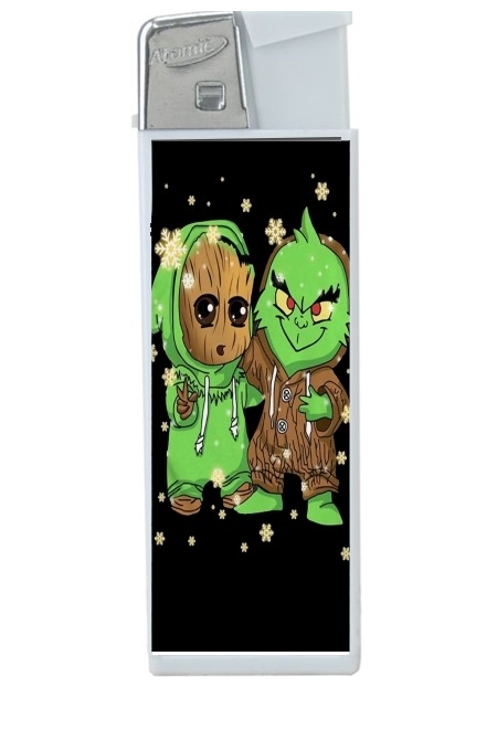 Briquet Baby Groot and Grinch Christmas