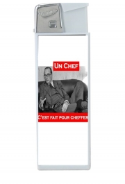 Briquet personnalisable Chirac Un Chef cest fait pour cheffer