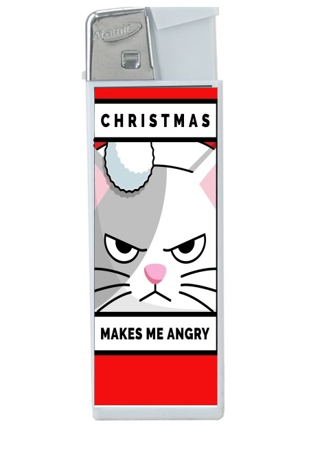 Briquet Christmas makes me Angry cat