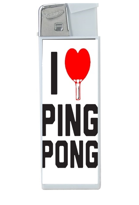 Briquet I love Ping Pong