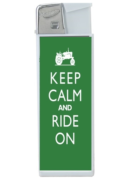 Briquet Keep Calm And ride on Tractor