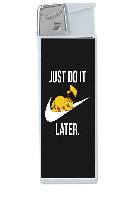 Briquet Nike Parody Just Do it Later X Pikachu