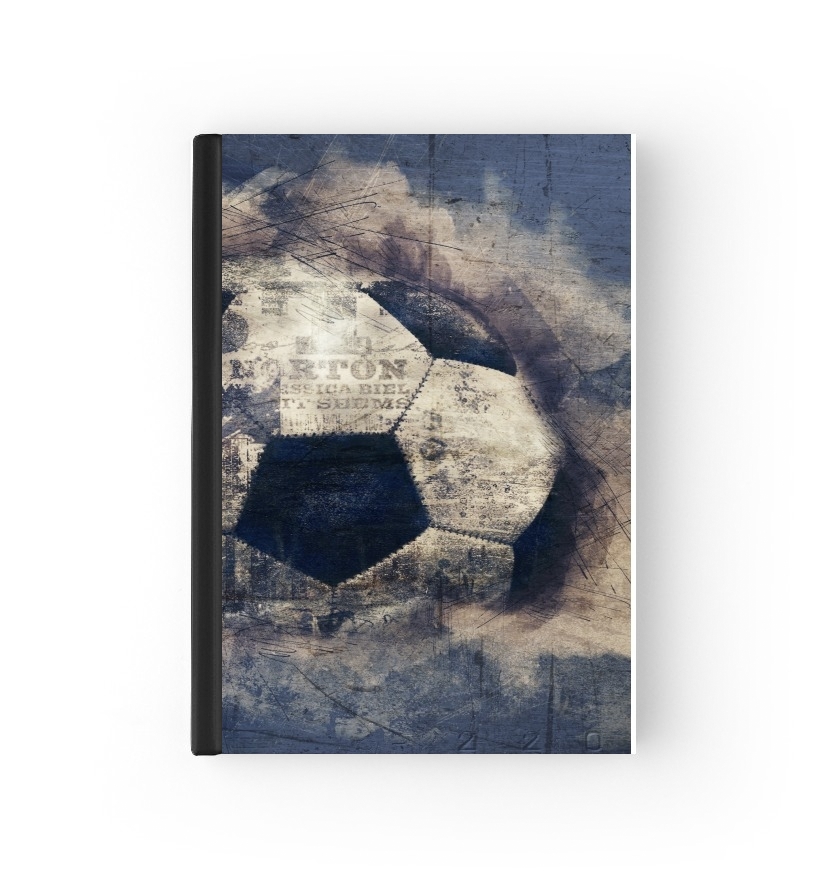 Housse Abstract Blue Grunge Soccer