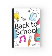 agenda-personnalisable Back to school background drawing