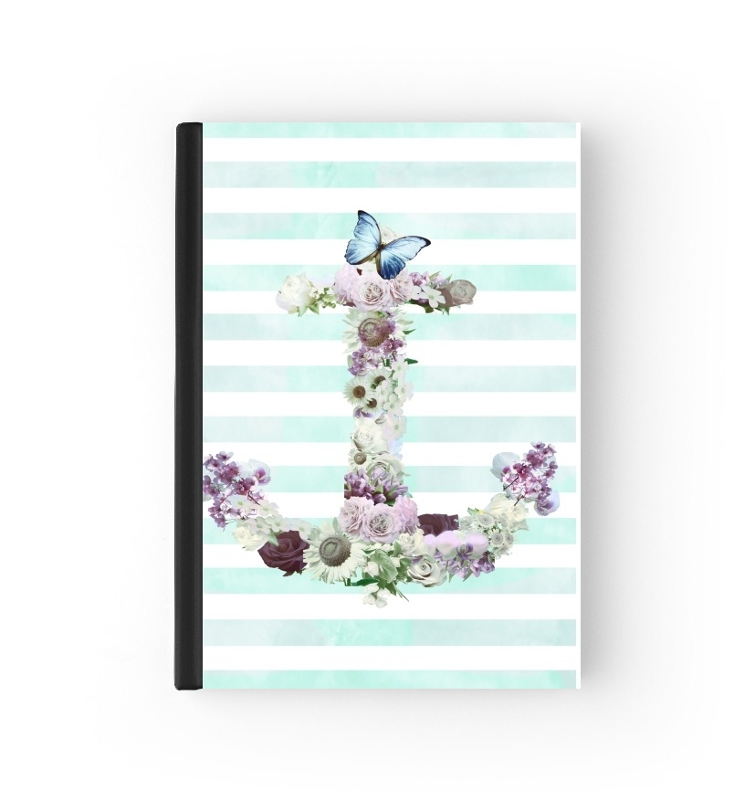Housse Floral Anchor in mint