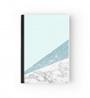 passeport-sublimation Initiale Marble and Glitter Blue