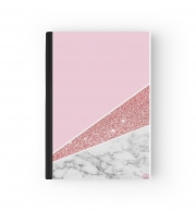 passeport-sublimation Initiale Marble and Glitter Pink