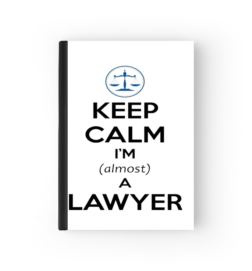Housse Keep calm i am almost a lawyer cadeau étudiant en droit